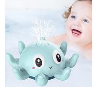 VOSSOT Juguete de Baño para Bebé con Pulpo, Inducción Flotante con Luz para Piscina a Partir de 1-2 Años, Regalo para Niños (Azul)
