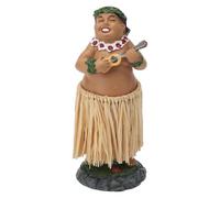 VOSSOT Muñeca Hawaiana para salpicadero, Coche de Bailarina Hawaiana, Muñeca Hawaiana de salpicadero Hawaiana, Dancing Girl Hawaiian Dashboard Doll Decoración para salpicadero de Coche, Mesa