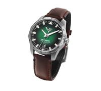 Vostok Europe 125A749 Rocket N1 Reloj automático para hombre de acero inoxidable con correa de cuero marrón