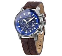 Vostok Europe Cronógrafo Solar Expedition South Pole VR42-592A762 para Hombre, Color marrón/Azul, Plata, Moderno