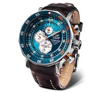 Vostok Europe Lunokhod-2 Reloj para Hombre Analógico de Automático con Brazalete de Piel de Vaca YM86-620A636