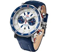 Vostok Europe Lunokhod-2 Reloj para Hombre Analógico de Cuarzo con Brazalete de Piel de Vaca 6S21-620A630