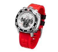 Vostok Europe Reloj de Cuarzo para Hombre Systema Periodicum cronógrafo 20ATM K1 Cristal Mineral con Correa Intercambiable, Oxígeno, Pulsera: