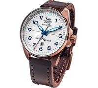 Vostok Europe YN55-325B664 - Reloj analógico automático para Hombre con Correa de Piel, marrón, Vestido