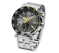 Vostok Europe YN84 Energia Rocket Reloj para Hombre con Correa de Acero Inoxidable Reserva Automática 30 ATM Fecha, 575a539-b, Correa, 575a539-b, Pulsera