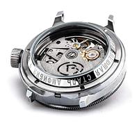 Vostok Fondo DE Cristal 5ATM Acero INOX. Pulido Tapa la Caja glascover