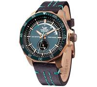 Vostok Rocket n1 ne57 Power Reserve Reloj para Hombre Analógico de Automático con Brazalete de Piel de Vaca NE57-225O566