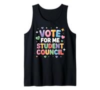 Vota por mí Consejo Estudiantil Vibes Día de Las Elecciones Camiseta sin Mangas