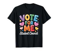 Vota por mí Consejo Estudiantil Vibes School Election Day Fun Camiseta
