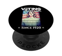 Votando como una niña Desde 1920-19ª Enmienda PopSockets PopGrip Adhesivo