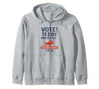 Votar Campaña del Partido Teddy Roosevelt Bull Moose Sudadera con Capucha