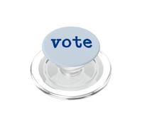 Vote en Letras Azul Oscuro PopSockets PopGrip para MagSafe