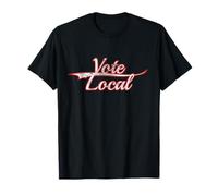 Vote Local Politics Community Action Vintage Varsity Camiseta