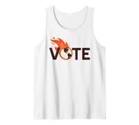 Vote por el Cambio Climático Proteger Nuestro Meme Tierra Quemante Camiseta sin Mangas
