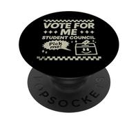 Vote por mí Candidato a la campaña Electoral del Consejo estudiantil PopSockets PopGrip Adhesivo