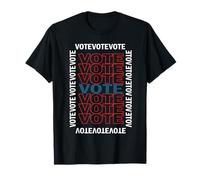 Vote Red White Blue Retro Voter Voting Election 2026 Camiseta