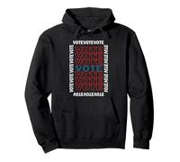 Vote Red White Blue Retro Voter Voting Election 2026 Sudadera con Capucha