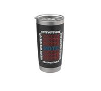 Vote Red White Blue Retro Voter Voting Election 2026 Vaso térmico de acero inoxidable de doble pared
