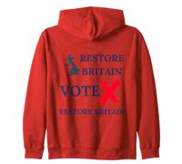 Vote Restaurar Britain UK Patriots Orgullo BRITÁNICO GB Orgullo Sudadera con Capucha