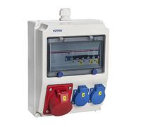 VOTHA® Distribuidor de pared - cableado"WORMS" con interruptor FI