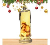 Votivas LED Religiosas: Lámpara Devocional De Santo Que Intensamente, Vela De Oración Sin Llama, Luz Eléctrica De Adoración A Jesús | Pilares Decorativos Del Espíritu Santo, Velas De Iglesia Co