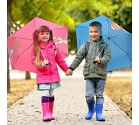Votna Paraguas infantil de 90 cm de diámetro con reflectores plegable Monte Stivo