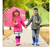 Votna Paraguas infantil de 90 cm de diámetro con reflectores plegable Monte Stivo
