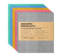 Votoko Juego de 15 paños de esponja para cocina, paños de cocina y paños de cocina, paños absorbentes de celulosa, paños de cocina, lavables y reutilizables