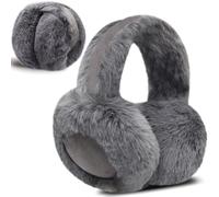 Votoko Orejeras Frio Mujer, Orejeras Invierno Plegables de Felpa con Bolsa de Almacenamiento, Protector de Oídos contra el Frío y la Congelación, Orejera para Hombre y Mujer en Invierno