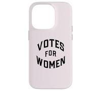 VOTOS para Mujeres Vintage Vote Sufragio Feminista Carcasa para iPhone 14 Pro