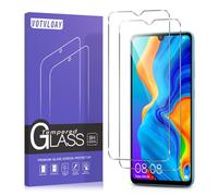 Votvloay 2 Piezas Protector Pantalla para Huawei P30 Lite 6.15",Cristal Templado, Dureza 9H, Ultra Transparente, Anti Arañazos, Sin Burbujas,Ultra Resistente,para Huawei P30 Lite, Clear