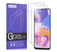 Votvloay 2 Piezas Protector Pantalla para Samsung Galaxy A23 4/5G 6.6",Vidrio Templado, Dureza 9H, Ultra Transparente, Anti Arañazos, Sin Burbujas,Ultra Resistente,para Samsung A23 4/5G, Clear
