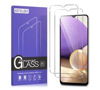 Votvloay 2 Piezas Protector Pantalla para Samsung Galaxy A32（5G） 6.5",Cristal Templado, Dureza 9H, Ultra Transparente, Anti Arañazos, Sin Burbujas,Ultra Resistente,para Samsung A32（5G）, Clear