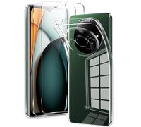 Votvloay Clear Funda para Xiaomi Redmi A3 / A3x 6,71 con 2 Piezas Cristal Templado, Transparente Carcasa Protectora Antigolpes Case Cover, Suave TPU Silicona Antigolpes Caso para Redmi A3 / A3x