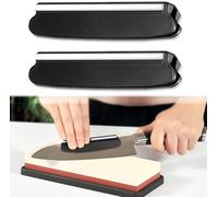 Votvlog 2 Piezas Guías de Afilado de Cuchillos Soporte de Ángulo de Afilado Constante Ayuda de Pulido para Piedras de Afilar Cocina Principiantes, Afilar Utensilios Metálicos para que Estén Afilados