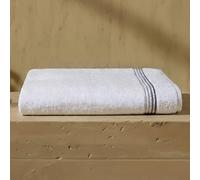 VOUCLER - Misty - Toalla de Baño Grande 100x160 cm Blanco | 100% Algodón Turco 650 gsm | Toalla Premium con Hilo Softlex 12/1 | Obsequio Toalla Pequeña 30x50cm | Super Absorbentes Oeko-Tex