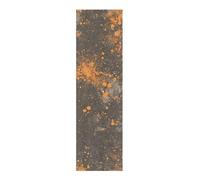 voucong Cinta de agarre retro para monopatín, color naranja y gris moteado, a prueba de desgarros, para scooters, cubierta de 33 x 9 pulgadas, cinta de agarre para patineta