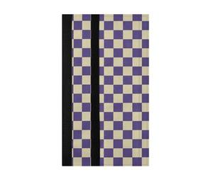 voucong Cubierta para manija de puerta de microondas a cuadros americanos morados y blancos, lavable, decoración del hogar, mantiene los electrodomésticos de cocina limpios y sin manchas de huellas