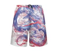 voucong Dragon Fire 4 de julio Día de la Independencia suave para hombre, pantalones de pijama para hombre, para regalos del padre, Dragon Fire Día de la Independencia del 4 de julio, M