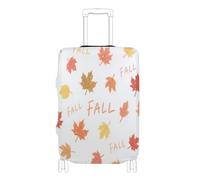 voucong Funda protectora elástica para equipaje, lavable, para maleta, de 45,7 a 81,3 cm, diseño de hojas de arce, Hello Fall Autumn Maple Leaf, XL 29-32 in, Clásico