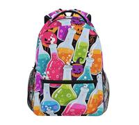 voucong Happy Halloween Magic Potion - Mochilas para niñas con correa para el pecho para niños de 10 a 12 años, bolso escolar para adolescentes