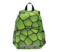 voucong Mini mochila para niños con estampado de cocodrilos verdes con clip en el pecho para niños de 6 a 8 años, mochilas escolares para ni?os de 5 a?os