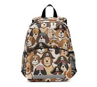 voucong Mochila de agua para niños, diseño retro de piratas, con correa para el pecho, para niños morrales escolares para ni? os