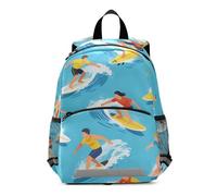 voucong Mochilas deportivas para niños de Surfing Sport Blue para la escuela, mochila para niños, mochila para ni?as de 4 a?os