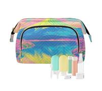 voucong Neceser ligero para mujer, monedero para maquillaje, organizador japonés Fuji Mountain