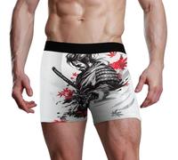 voucong Samurai - Calzoncillos tipo bóxer para hombre, Samurai, M