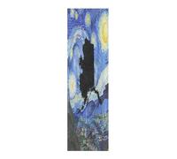 voucong Van Gogh's Starry Night Alaska Map - Cinta de agarre antideslizante para monopatín, cinta de agarre para scooters, 83 x 22,8 cm, papel de lija para patinetas