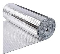 VOUNOT® Aislante Térmico Reflexivo 10 x 0.6 m Aluminio y Burbujas, Lámina Aislante Doble Cara para Frío y Calor, Aislamiento Radiadores para Paredes, Techo, Suelo, Furgonetas, Buhardillas, Garaje