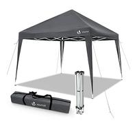 VOUNOT® Carpa Plegable Gazebo 3x3m con Bolsas de Arena, Cenador Pabellón de Jardín Pop Up para Camping, Fiestas, Exterior, Gris