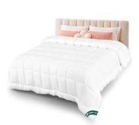 VOUNOT® Edredón Acolchado 260x240 cm (Cama 180), Edredón Ligero para Verano Relleno Nórdico de Suave Microfibra 200 gr/m², Refrescante Transpirable y Acogedor, con Certificación Oeko-Tex, Color Blanco